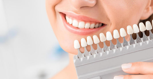 A close-up of a person smiling