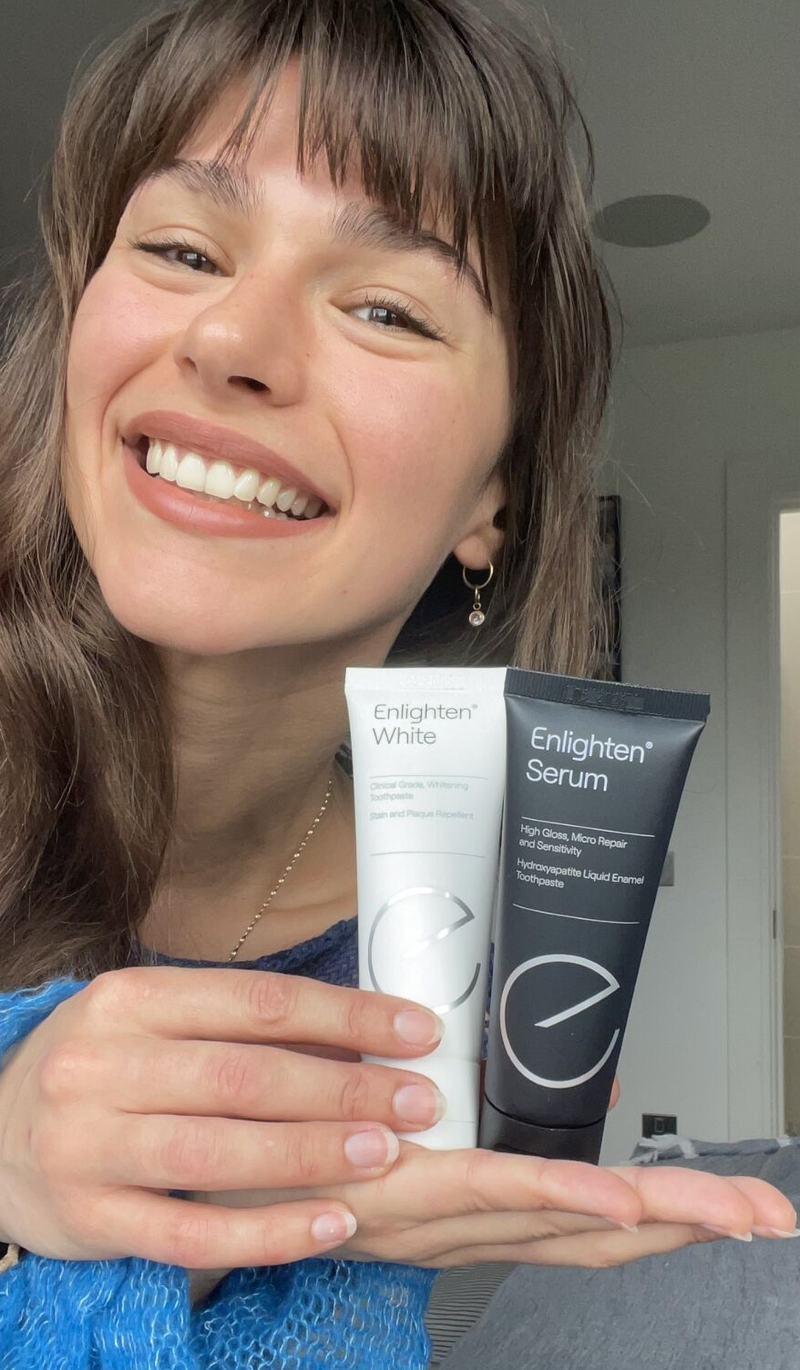 Usa White la mattina e Serum la sera